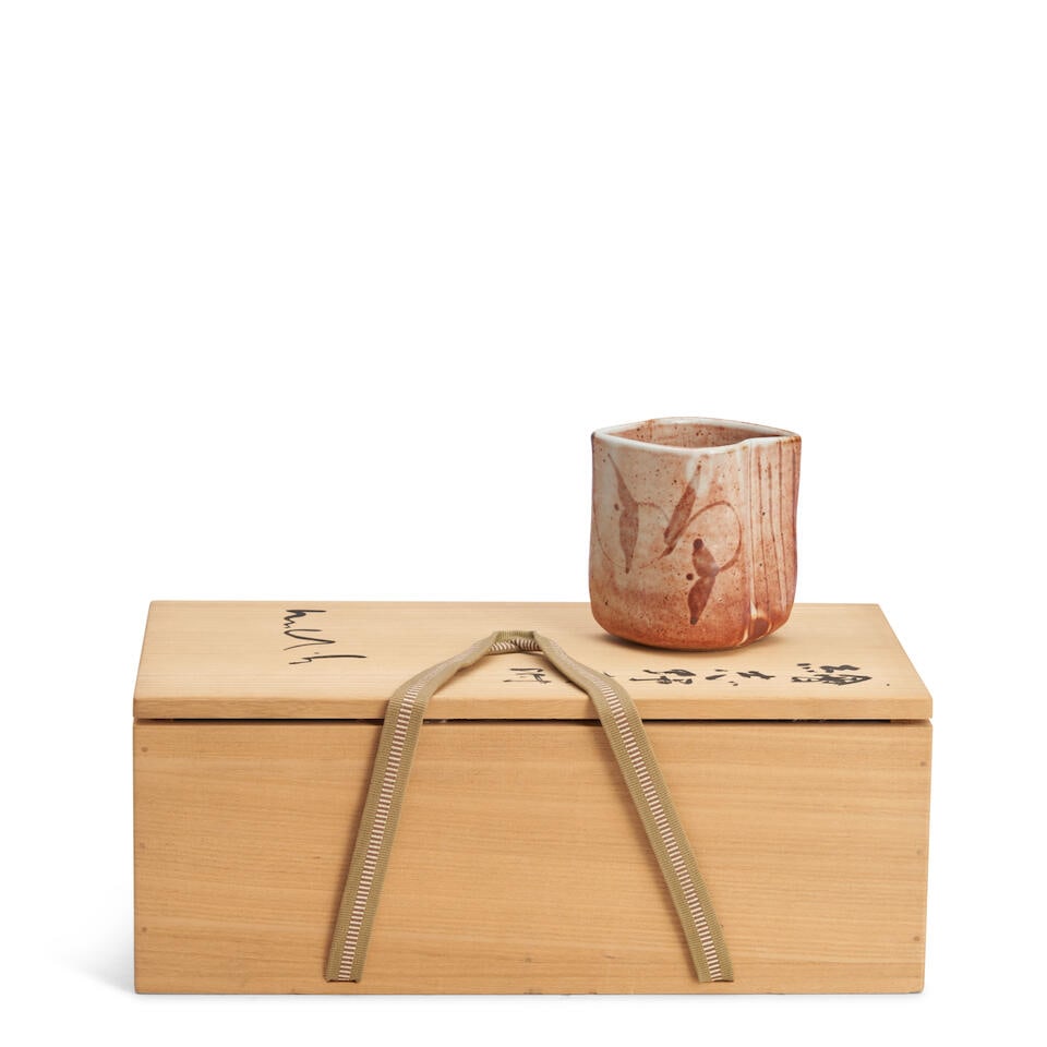 A SET OF EIGHT E-SHINO MUKOZUKE FOOD CUPS Japan, 20th century, (8)