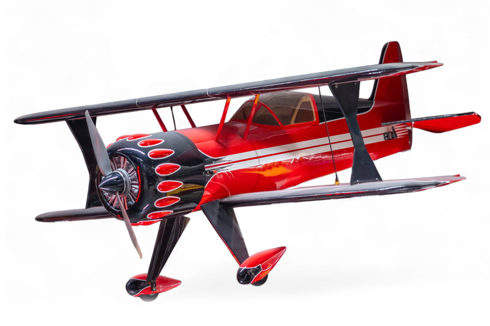 A Dynam Waco Bi-plane static model airplane, (1 of 1)