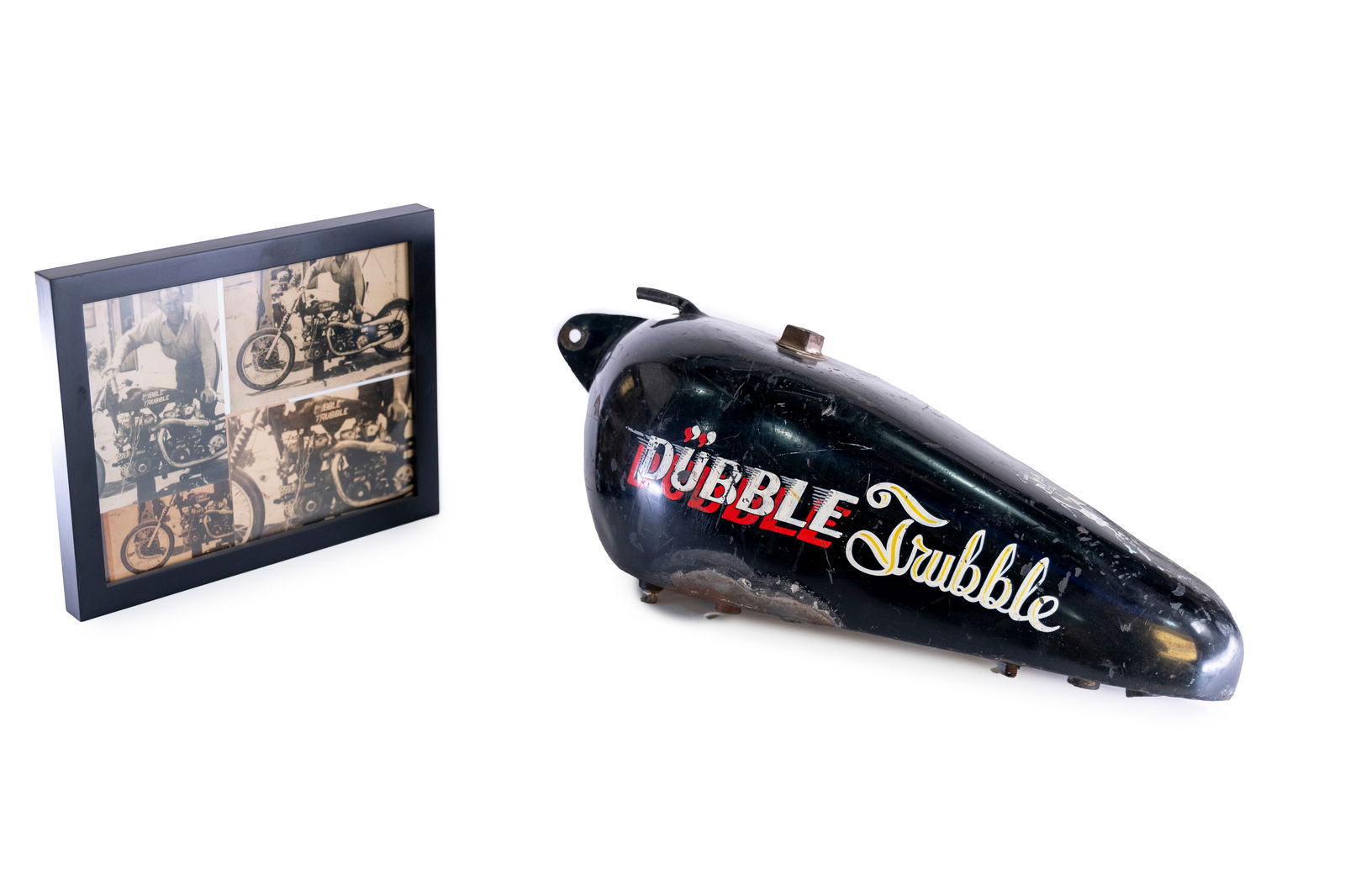 A Von Dutch painted 'Dubble Trubble' gas tank, (1 of 1)