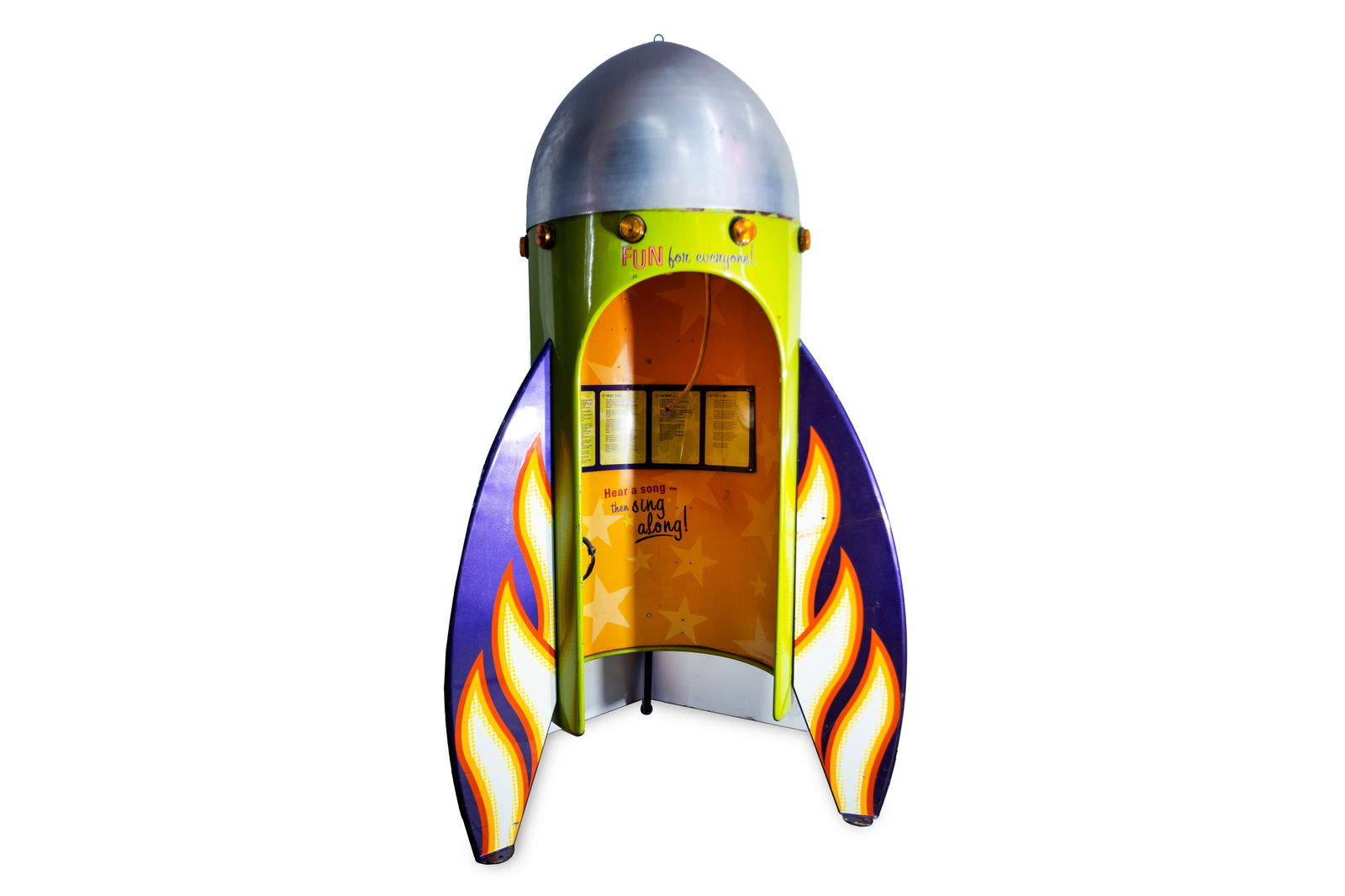 A fairground rocket karaoke machine, (1 of 1)