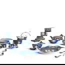 EIGHT WEDGWOOD DARK BLUE JASPER ITEMS 19th/20th century,