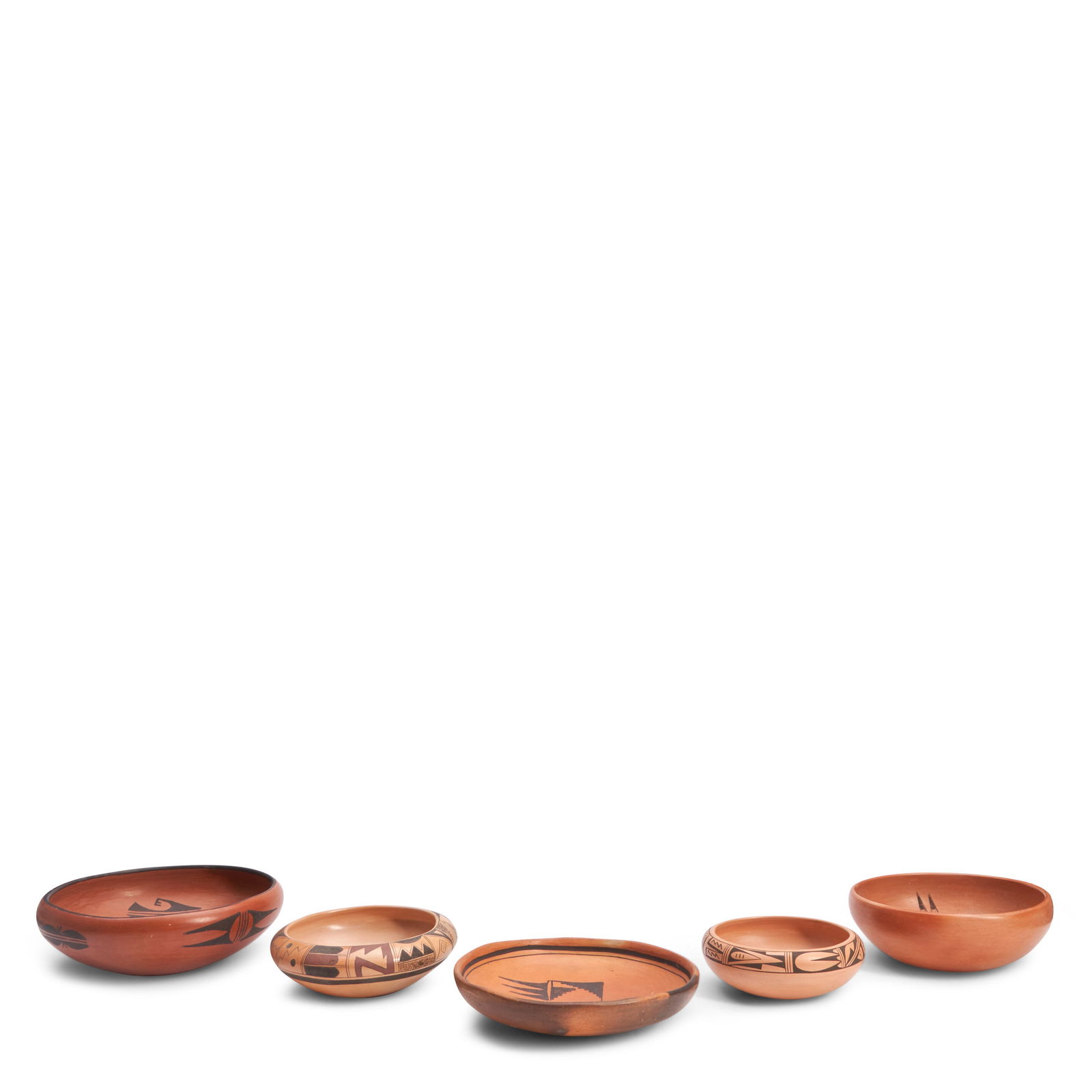 FIVE HOPI POTTERY OBJECTS (1 of 2)