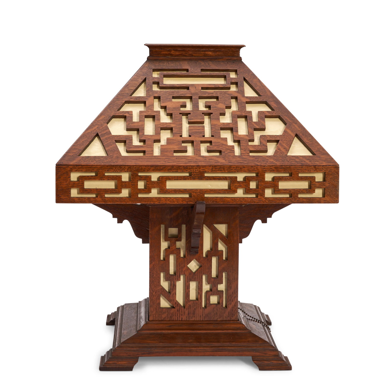 MISSION STYLE TABLE LAMP 20th century, (1 of 2)