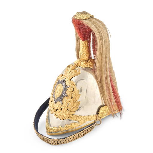 4th Dragoon Cavalry Helmet With Stand