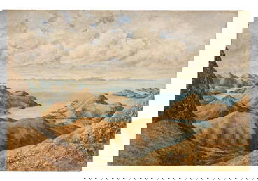 ENGLISH ARTIST (CIRCA 1870) View of Hong Kong and Surrounding Islands from the Peak