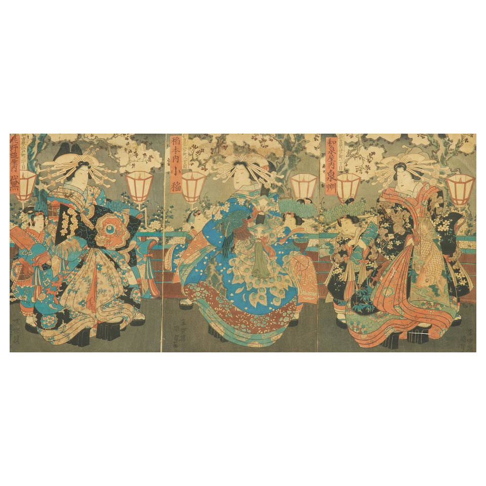 Utagawa Hiroshige, Mount Utsunogama at Okabe, Edo (4)