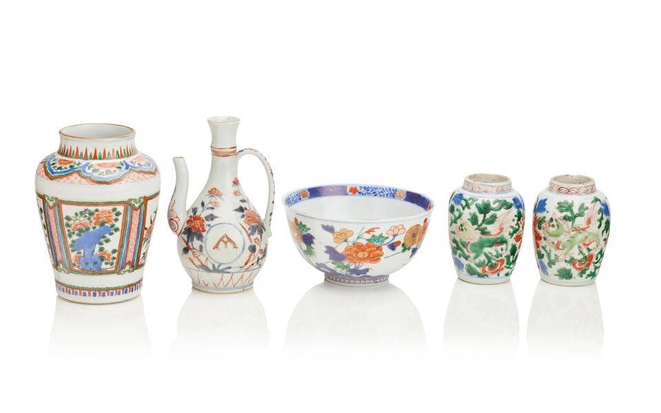 A wucai vase 19th century (4)