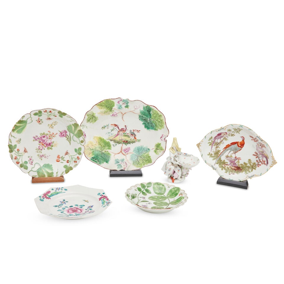 A collection of English porcelains 18th century (1 of 1)