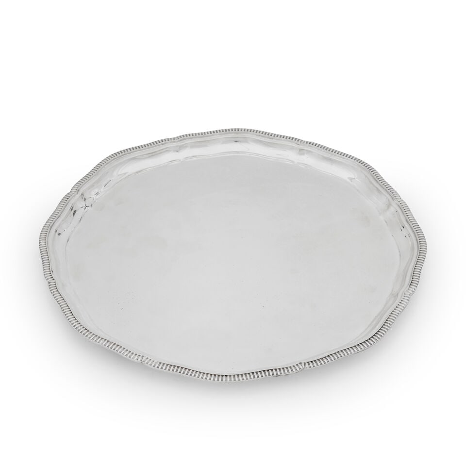 An Elizabeth II silver salver Cooper Brothers, Sheffield, 1983 (1 of 1)