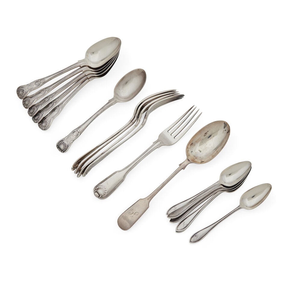 A collection of flatware Various makers and dates (1 of 1)