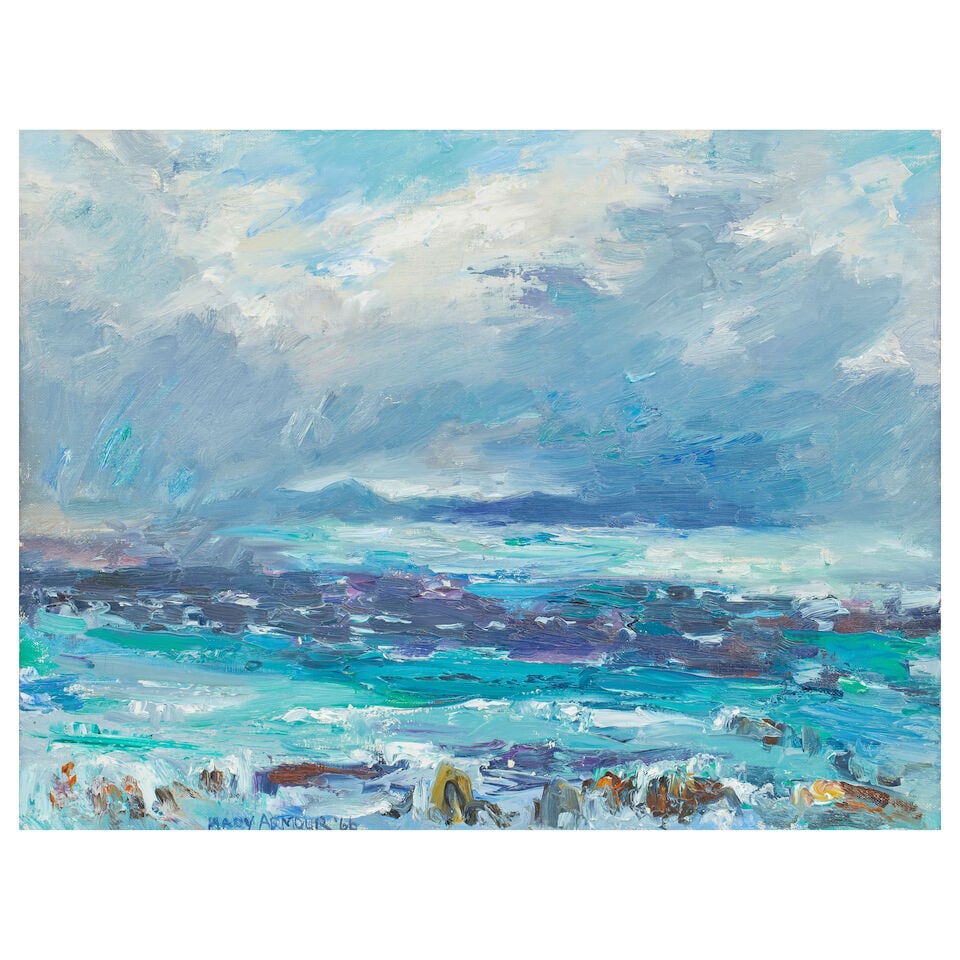 Mary Armour RSA RSW (British, 1902-2000) 'Blowy day on the Clyde' (1 of 3)