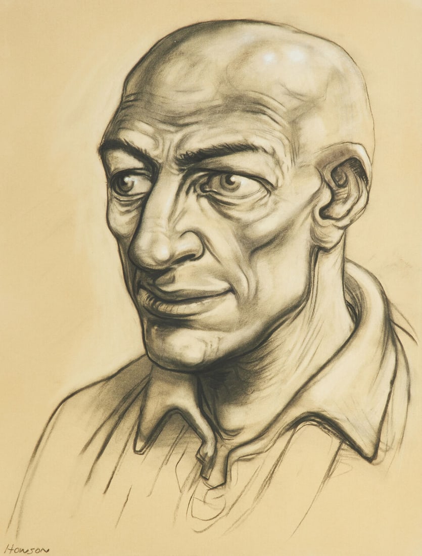 Peter Howson OBE (British, born 1958) London Fields I (executed in 1997): Peter Howson OBE (British, born 1958) London Fields I signed 'HOWSON' (lower left) charcoal heightened with white pastel 65 x 49cm (25 9/16 x 19 5/16in). executed in 1997 Footnotes: Provenance Flowers