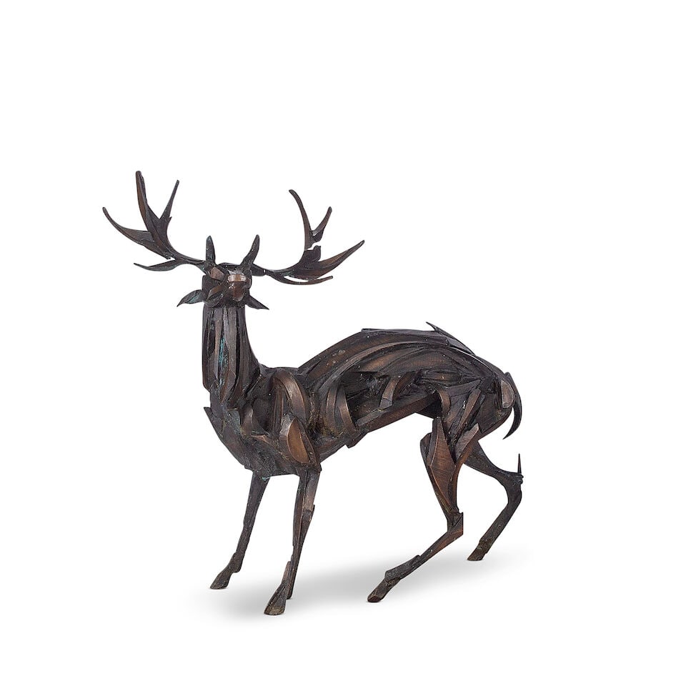 Sophie Dickens (born 1966) Stag II, Bronze (1 of 5)