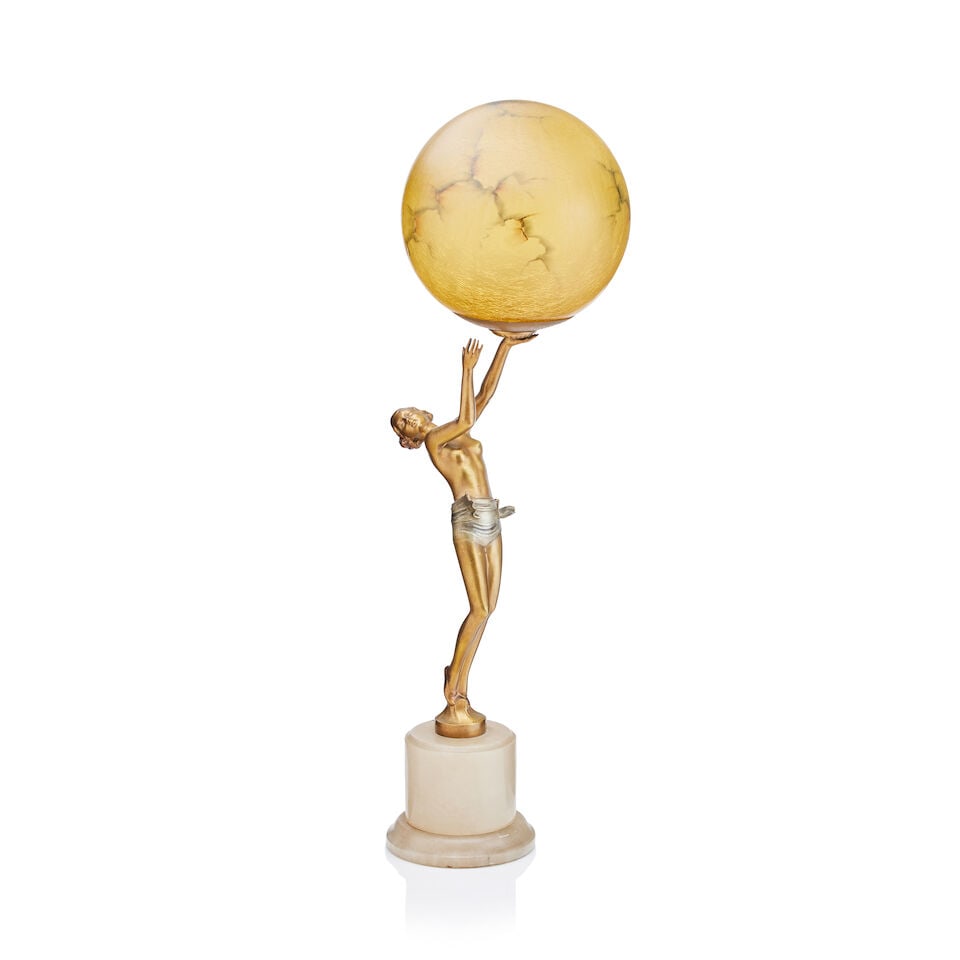 An Art Deco Figural table lamp (1 of 1)