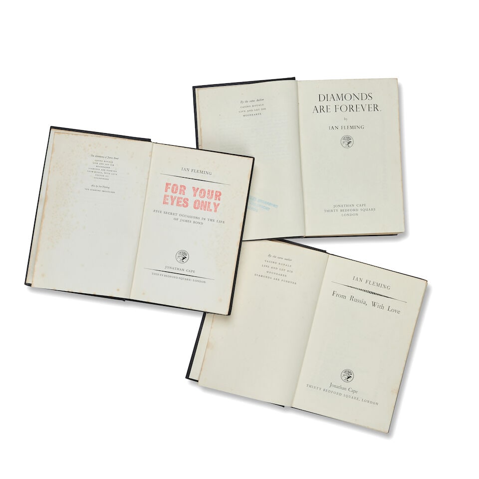 Fleming (Ian) Diamonds are Forever, [1956]; From Russia with Love, [1957]; For Your Eyes Only, [... (1 of 2)