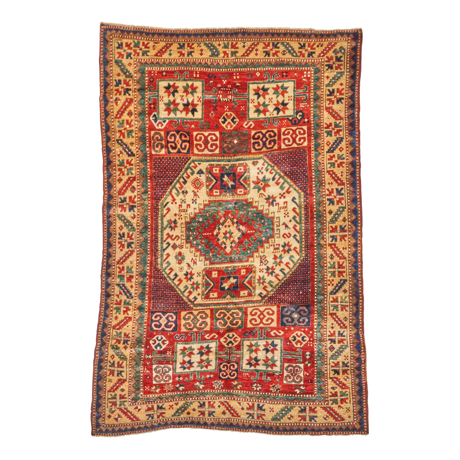 Karachoph Kazak Rug Caucasus 5 ft. 5 in. x 8 ft. in. (1 of 3)