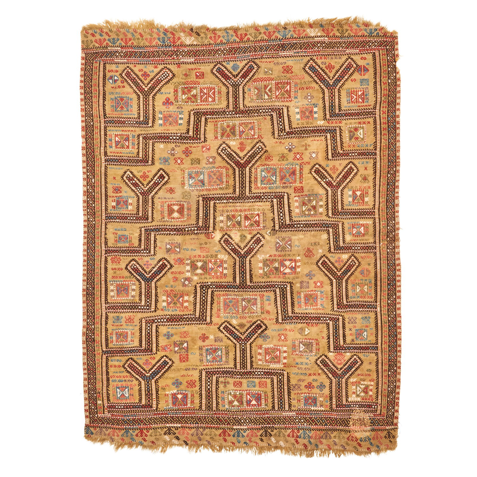 East Anatolian Prayer Cecim Kelim Anatolia 3 ft. 10 in. x 5 ft. 4 in. (1 of 3)