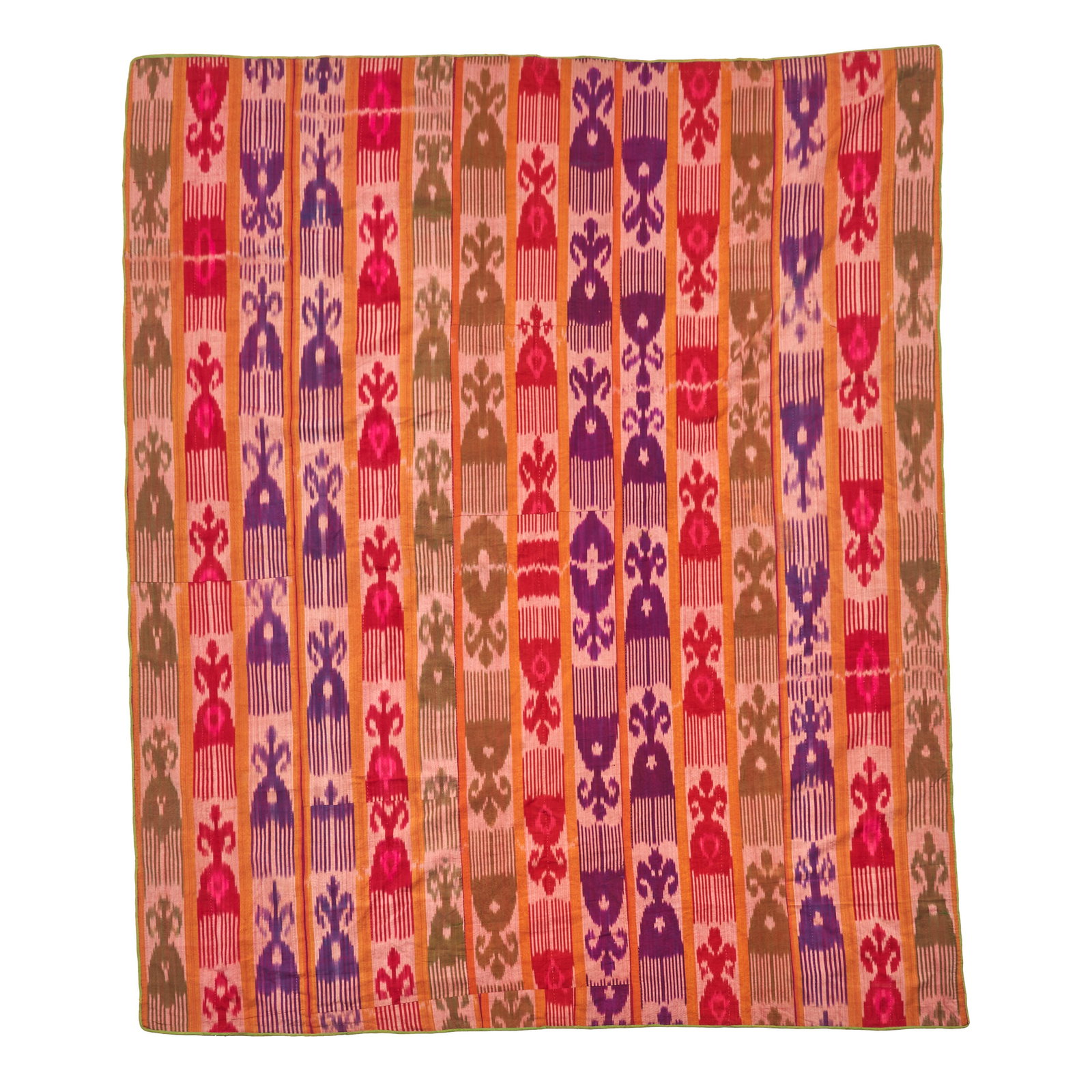 Uzbek Ikat Uzbekistan 6 ft. x 7 ft. 2 in.: Uzbek Ikat Uzbekistan c. 1900 6 ft. x 7 ft. 2 in. For further information on this lot please visit Bonhams.com For further information about this lot please