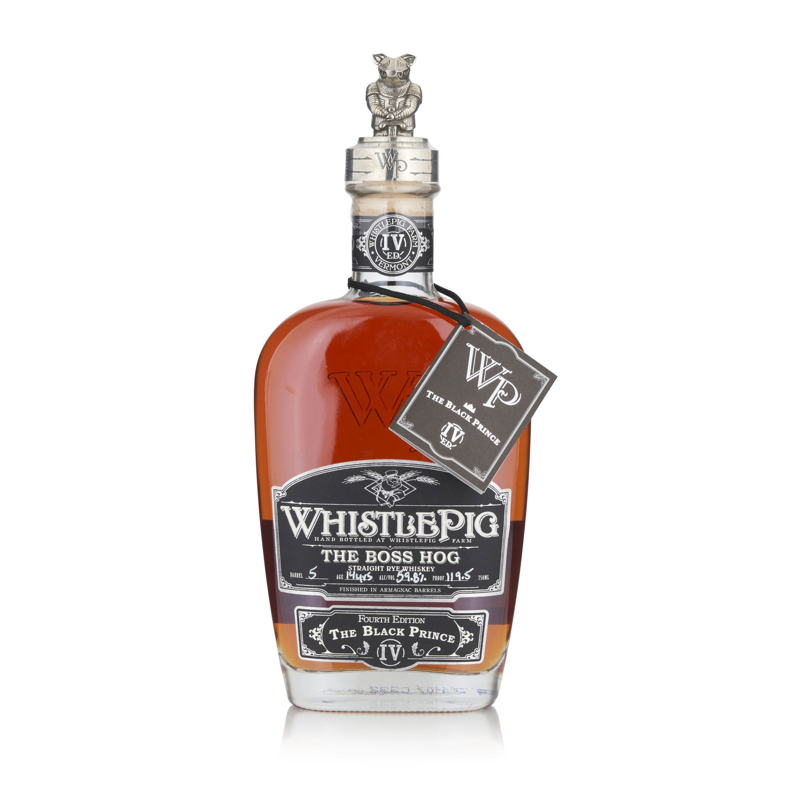 WhistlePig The Boss Hog IV 'The Black Prince' 14 Years Old (1 bottle, 750ml) (1 of 1)