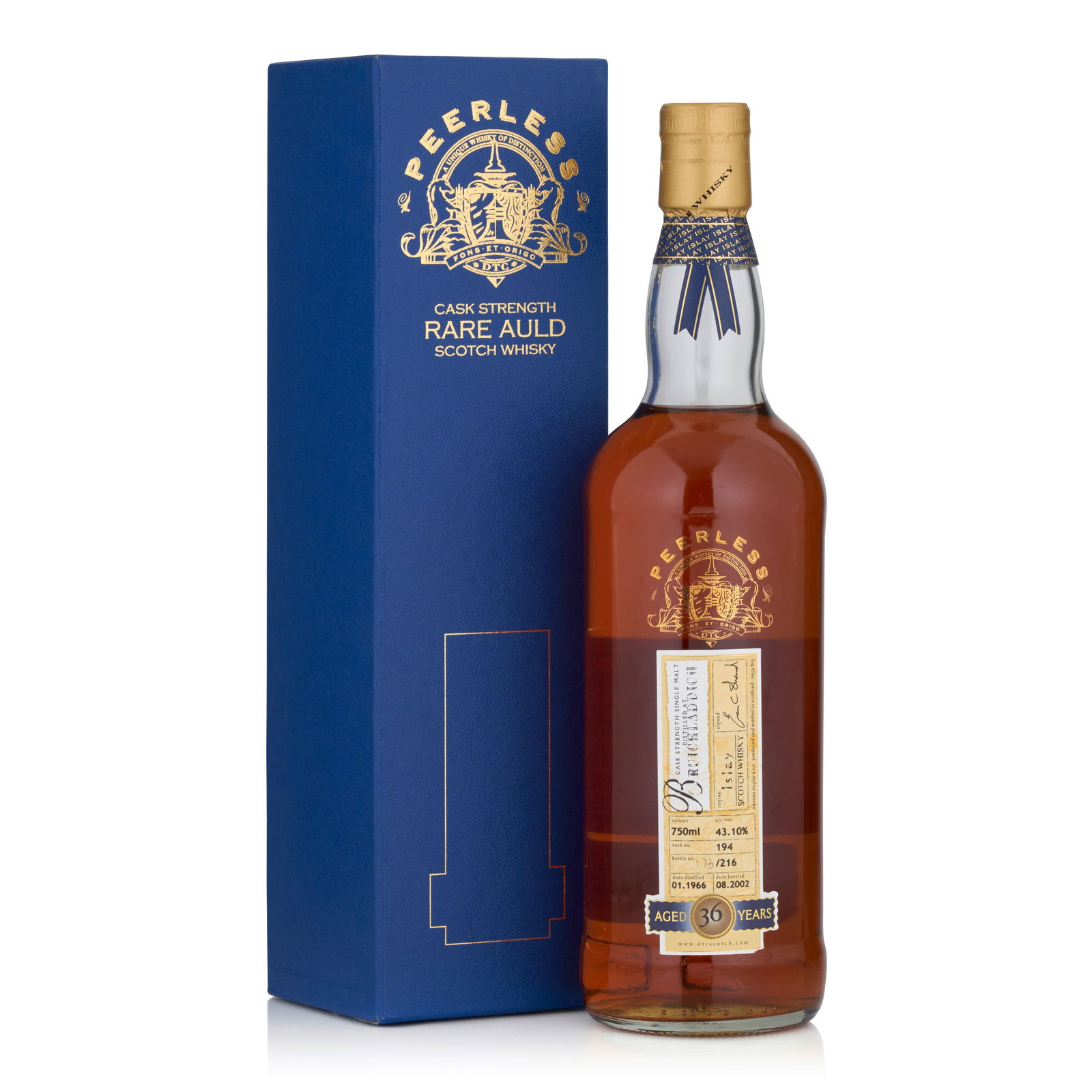 Bruichladdich Peerless  36 Years Old, 1966 (1 bottle, 750ml) (1 of 1)