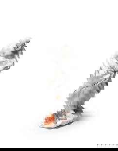 Statuette de Capodimonte représentant une allegorie de l'Hiver, circa 1755A Capodimonte all...: Statuette de Capodimonte représentant une allegorie de l'Hiver, circa 1755 A Capodimonte allegorical figure of 'Winter,' circa 1755 Modelled by Giuseppe Gricci, as an old bearded man wrapped