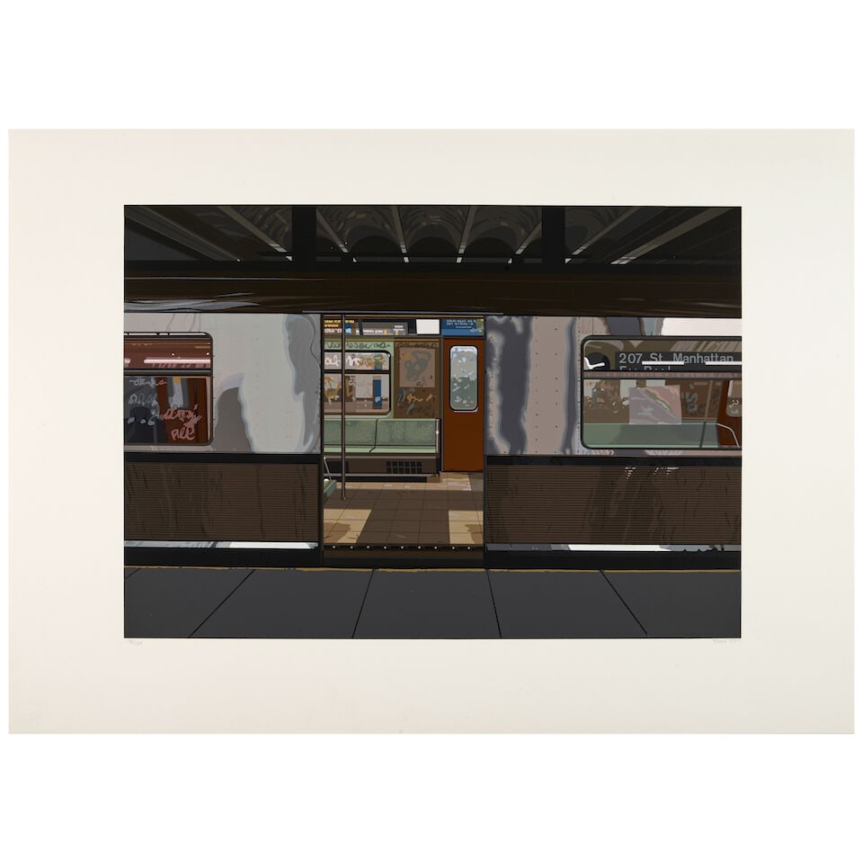 Richard Estes (born 1932); 7 plates, from Urban Landscapes No. 3 (7 works);: Richard Estes (born 1932) 7 plates, from Urban Landscapes No. 3 (7 works) (Arthur p. 120), 1981 The incomplete set, comprising 7 (of 8) screenprints in colors on wove paper, each signed in pencil and