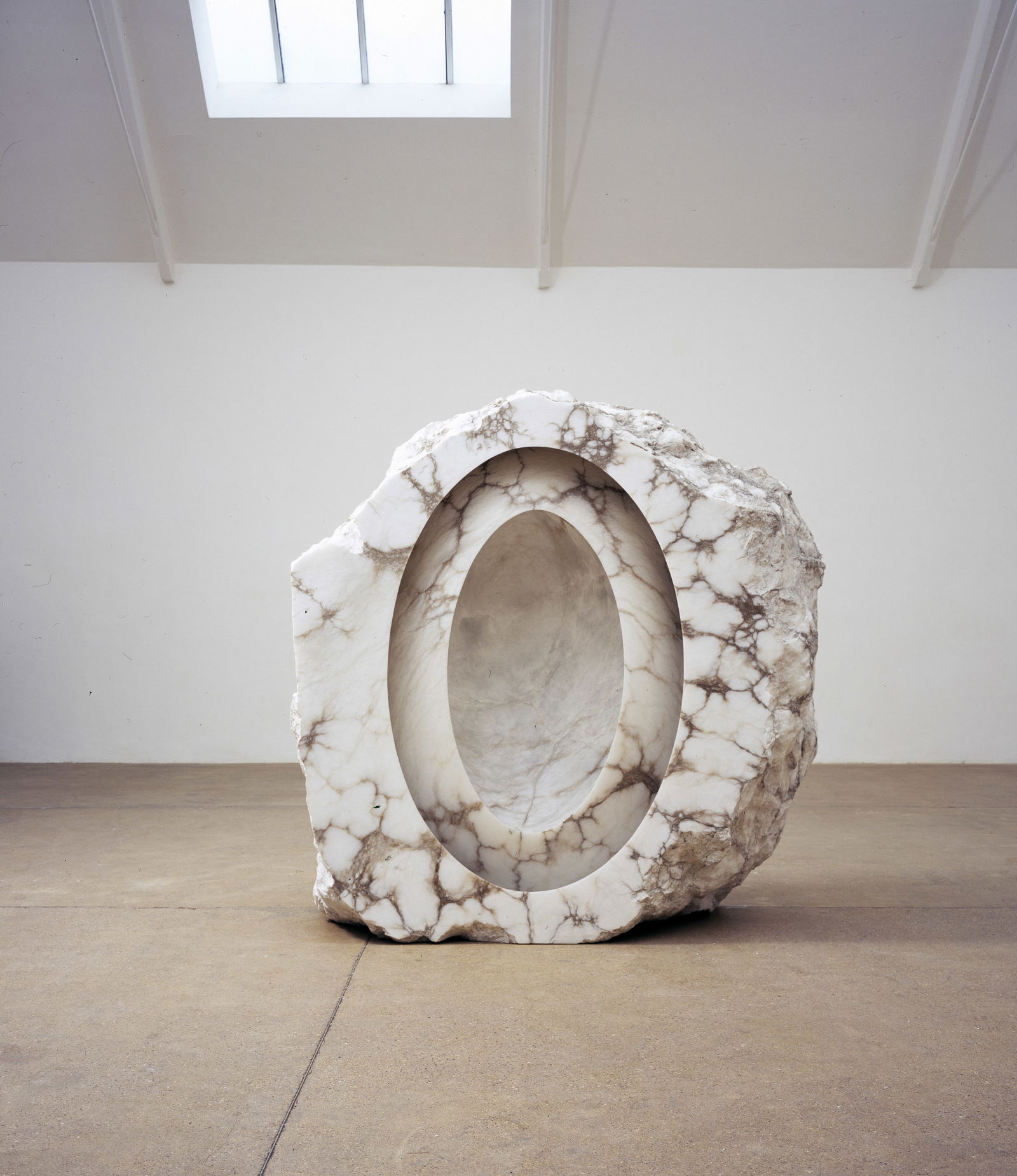ANISH KAPOOR (B. 1954) Untitled 168 x 170 x 65cm (66 1/8 x 66 7/8 x 25 5/8in). (Executed in 2004): ANISH KAPOOR (B. 1954) Untitled alabaster 168 x 170 x 65cm (66 1/8 x 66 7/8 x 25 5/8in). Executed in 2004 Footnotes: Provenance Lisson Gallery, London Galería Carreras Múgica, Bi