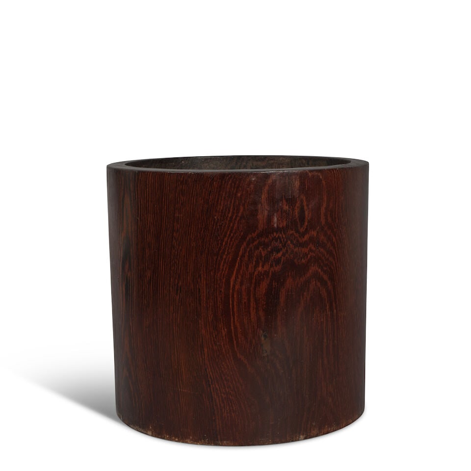 A MASSIVE JICHIMU BRUSHPOT, BITONG 18th/19th century