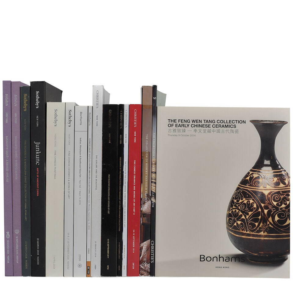 A GOUP OF SIXTY-THREE ASIAN ART AUCTION CATALOGUES (63)
