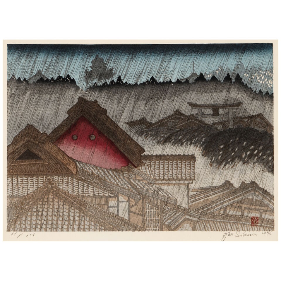 SEKINO JUN'ICHIRŌ (1914-1988) A Group of Four Framed Japanese Woodblock Prints Showa era (1... (1 of 4)