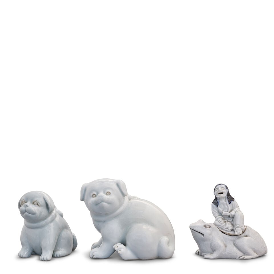 A GROUP OF THREE JAPANESE HIRADO PORCELAIN FIGURES Meiji era (1868-1912), early 20th century (3)