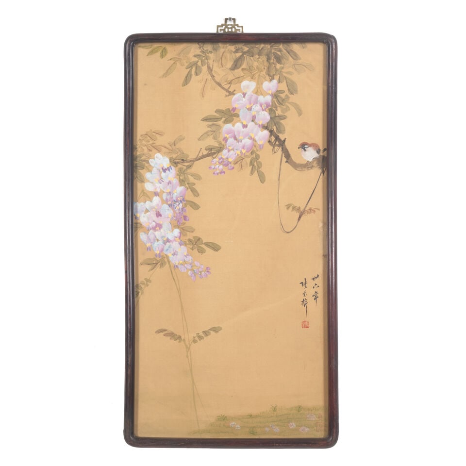 ZHANG SHUQI (1900-1957) Bird and Flowers, 1947 (1 of 1)