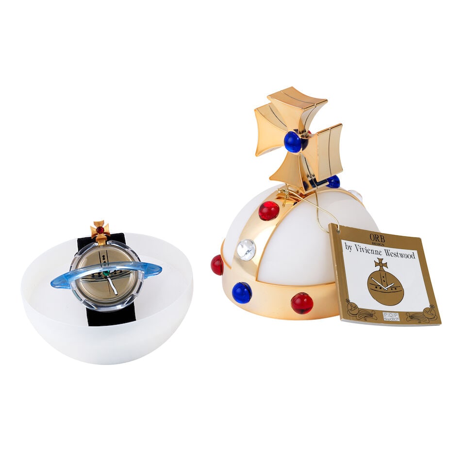 Vivienne Westwood x Swatch: 'Orb' Pop Swatch Wristwatch Limited Edition 1993 (includes original ... (1 of 2)