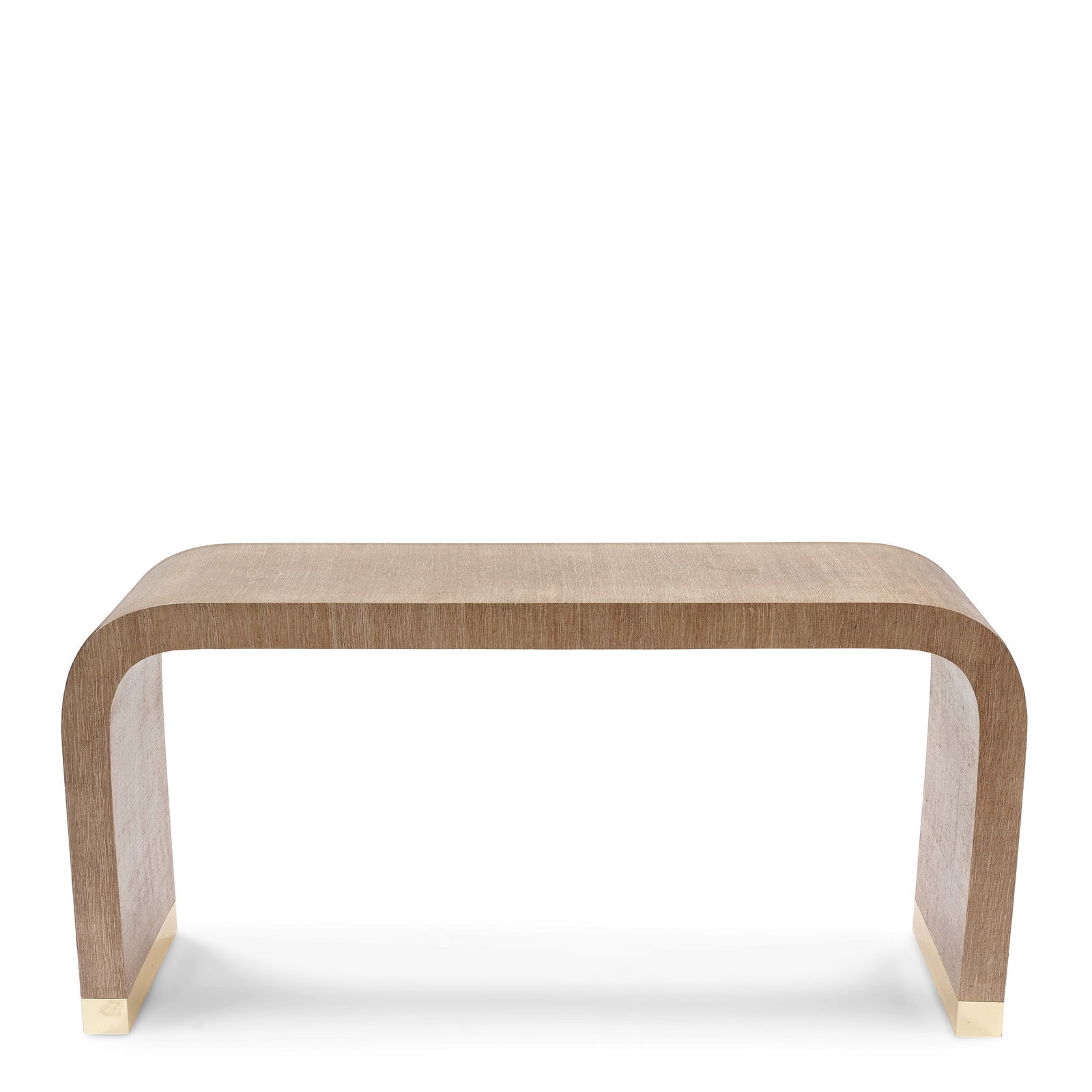 KARL SPRINGER (1931-1991) Waterfall Console 1970slacquered linen, brassheight 29in (74cm); width...: KARL SPRINGER (1931-1991) Waterfall Console 1970s lacquered linen, brass height 29in (74cm); width 60in (152cm); depth 17 1/2in (45cm) Footnotes: Provenance Lobel Modern, New York Private Collecti