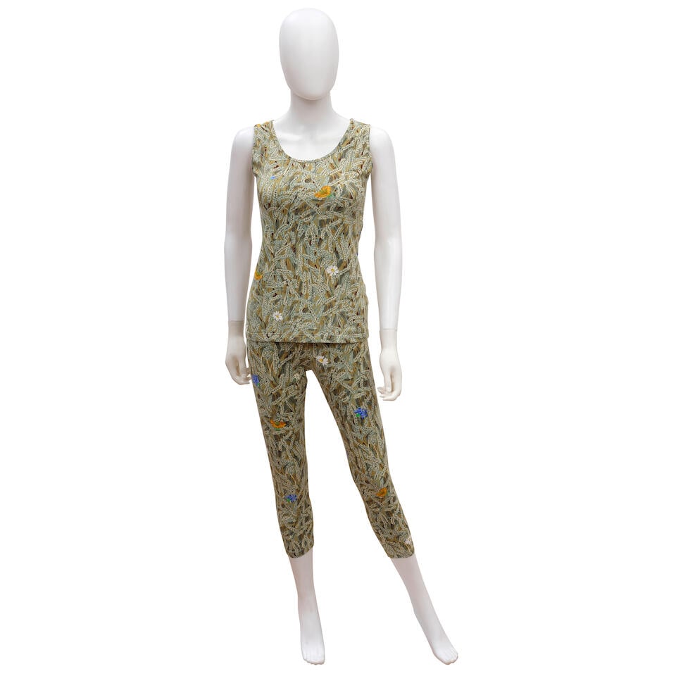 HERMÈS: TWO-PIECE LOUNGE ENSEMBLE 1990's (1 of 1)