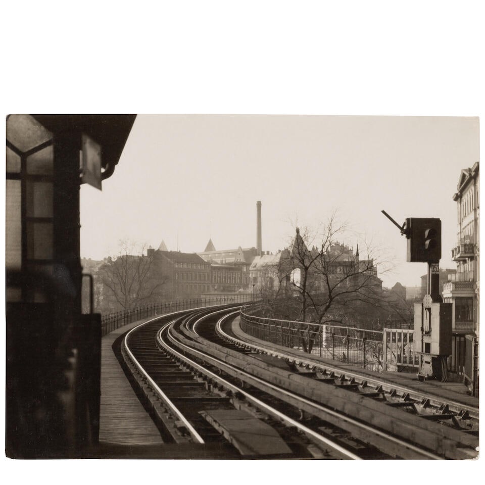 EMIL OTTO HOPPÉ (1878-1972); Untitled (Elevated Railway Station, Berlin); (1 of 2)