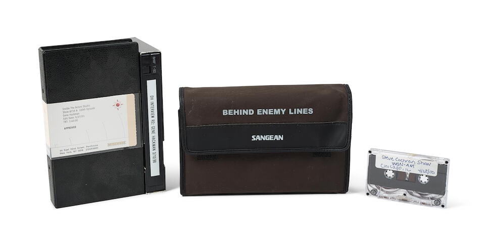 GENE HACKMAN: A GROUP OF BEHIND ENEMY LINES MATERIAL, Twentieth Century Fox, 2001 Qty. (1 of 2)