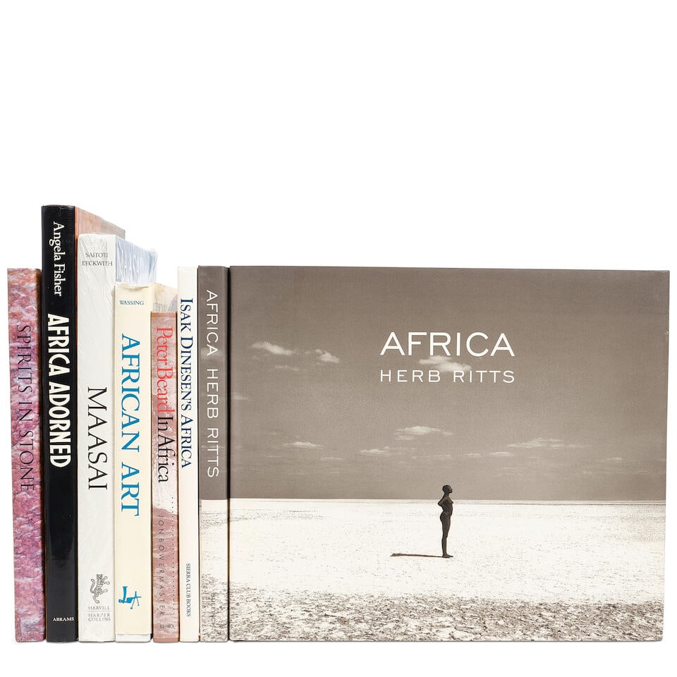 EIGHT BOOKS RELATING TO AFRICA FROM GENE HACKMAN'S LIBRARY: EIGHT BOOKS RELATING TO AFRICA FROM GENE HACKMAN'S LIBRARY Comprising: 1. BOWERMASTER, JON. The Adventures and Misadventures of Peter Beard in Africa. Boston: Bulfinch Press; Little, Brown and Company