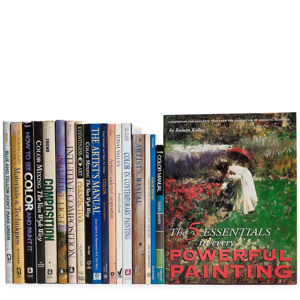 NINETEEN ARTIST TECHNIQUE BOOKS FROM GENE HACKMAN'S LIBRARY (1 of 1)