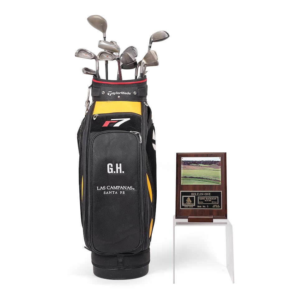 GENE HACKMAN: A GROUP OF LAS CAMPANAS GOLF MATERIAL (1 of 3)