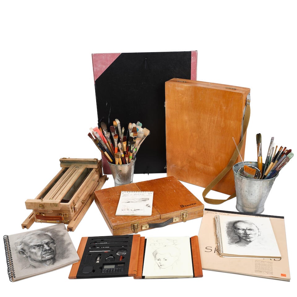 GENE HACKMAN: A GROUP OF PERSONAL ART SUPPLIES (1 of 1)