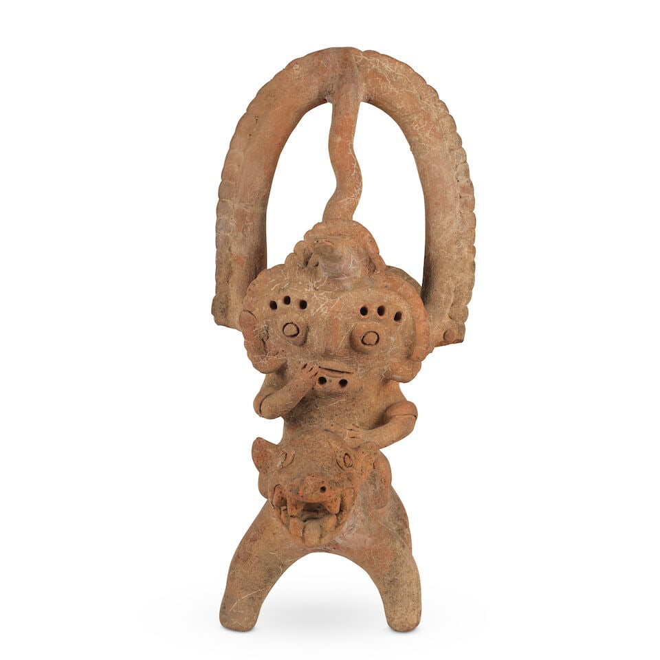 ENCENSOIR ANTHROPOZOOMORPHE COLIMA Mexique, Culture Colima, Site d'El Chanal, Période postc... (1 of 3)