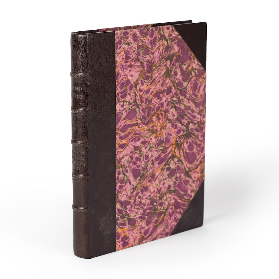 JOURNAL DE FREDERICK TEAL New York, mai 1857 - mai 1865 (1 of 3)