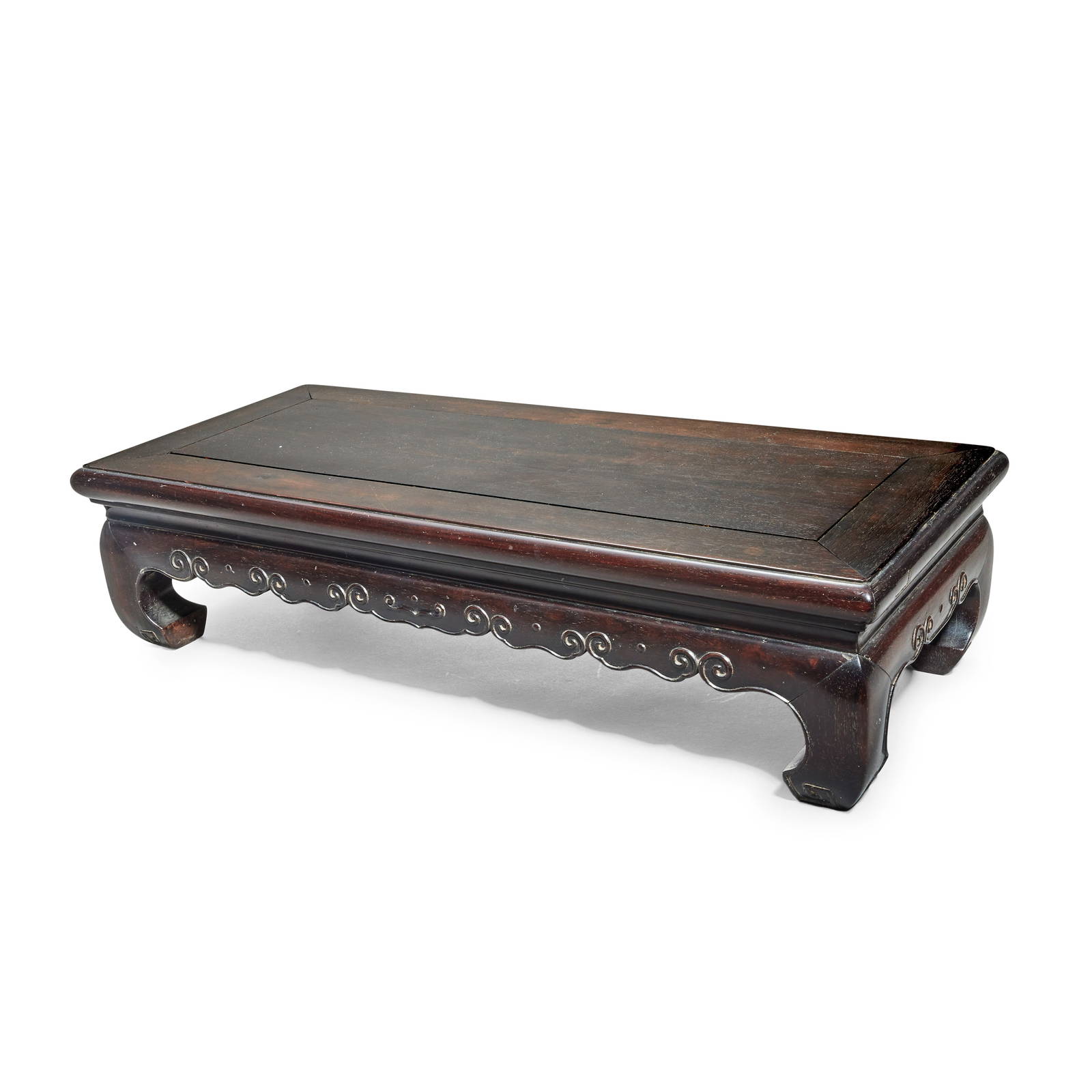 A ZITAN FOOT REST, JIAOTA 18th century