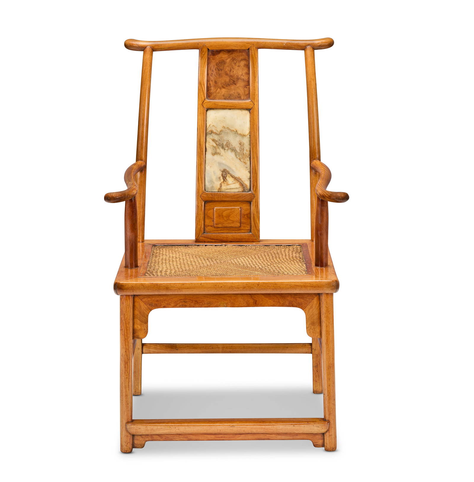 A HUANGHUALI SOUTHERN OFFICIAL'S HAT CHAIR Qing Dynasty