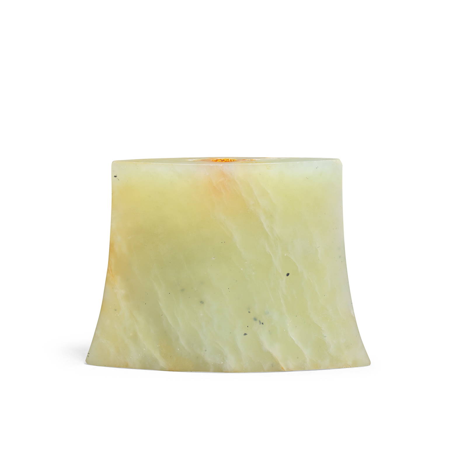 A JADE SCABBARD CHAPE Warring States Period/Western Han Dynasty