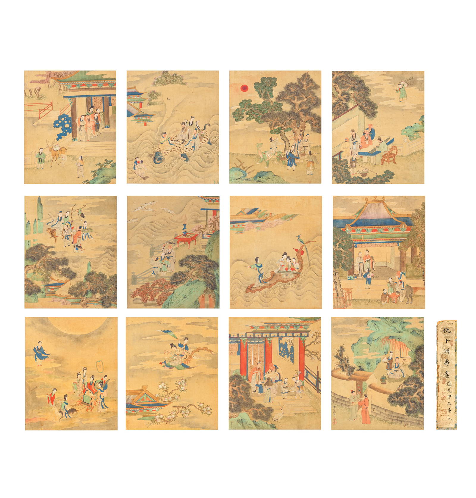 AFTER QIU YING (1494-1552) Immortals