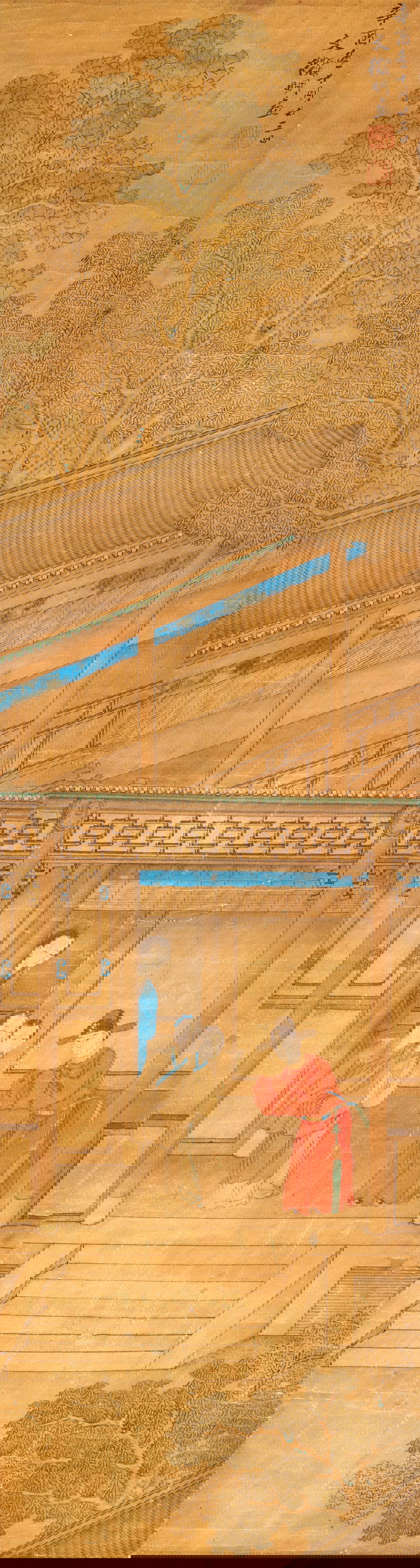 ATTRIBUTED TO WEN ZHENGMING (1470–1559) Figures in a Terraced Garden