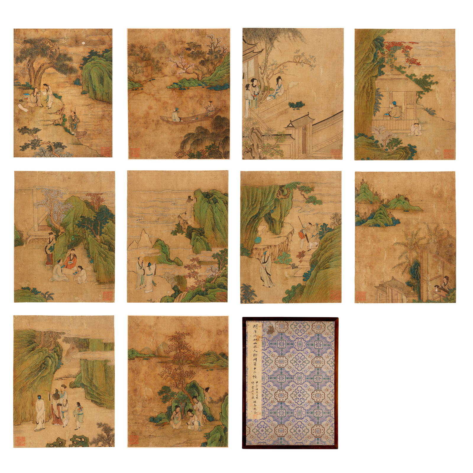 ANONYMOUS Figures in Sceneries