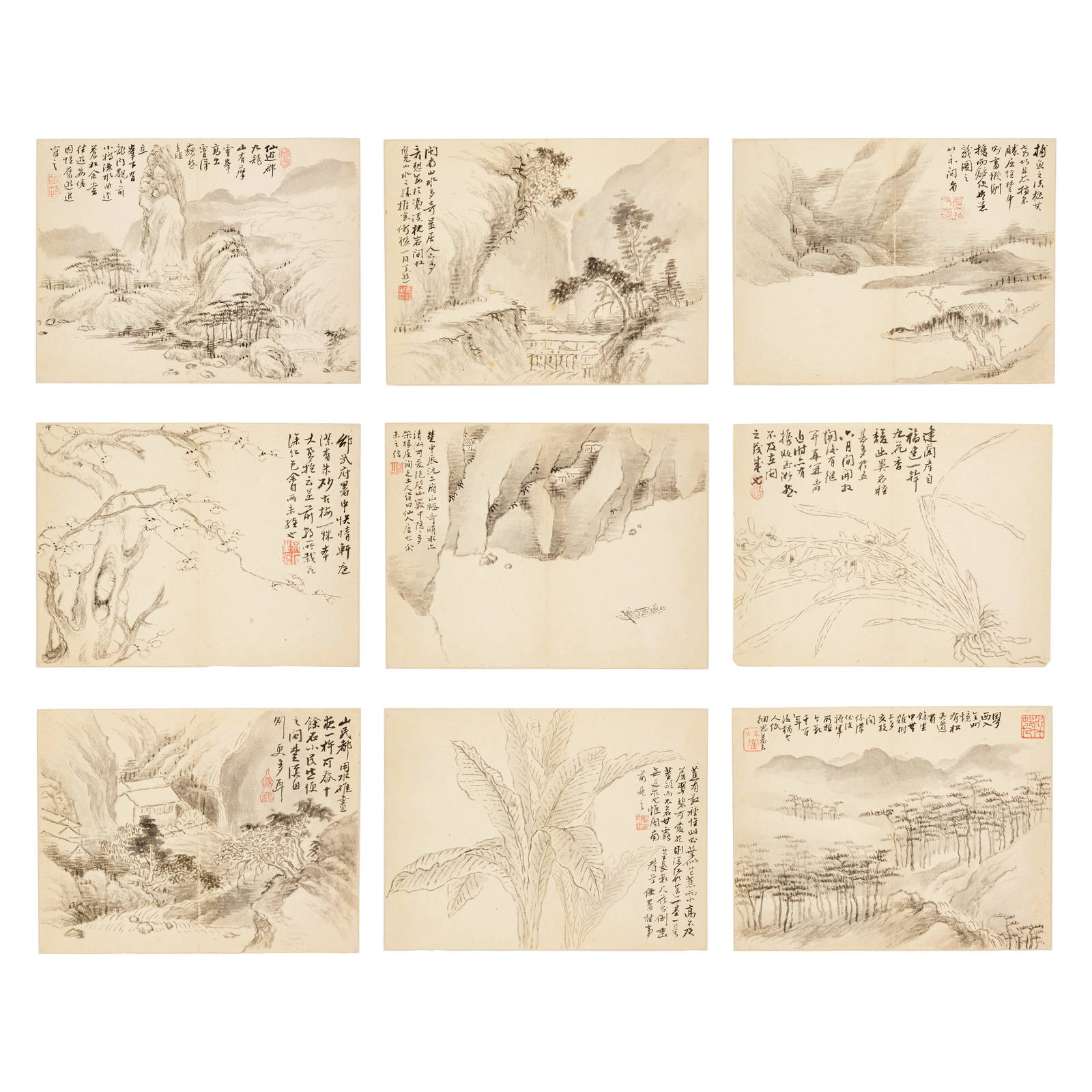 FENG QIA (1731-1819) Mountain Landscape